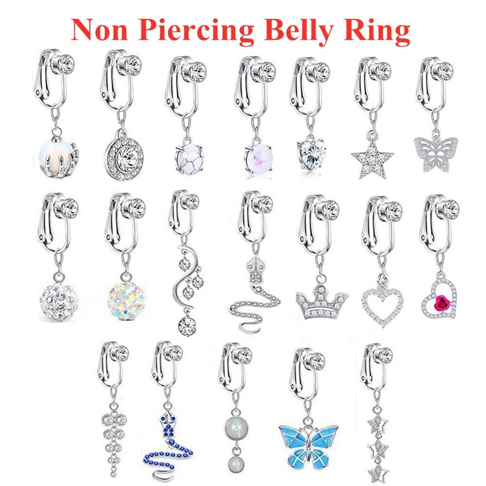 Body Jewelry And Earrings - 비치 액세서리 비 피어싱 클립 귀걸이