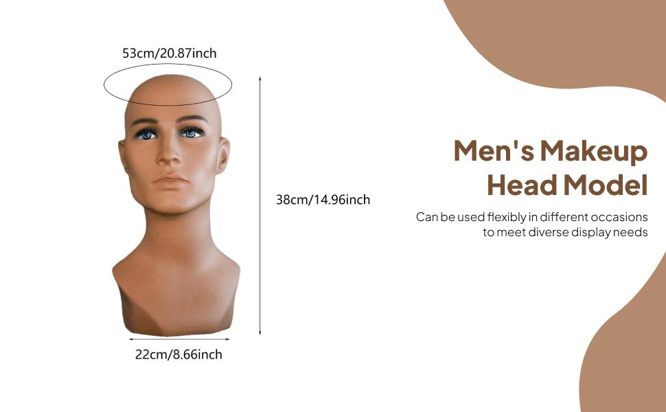 Body Jewelry Display Ideas - 남성 마네킹 머리 Manikin 머리 전문,