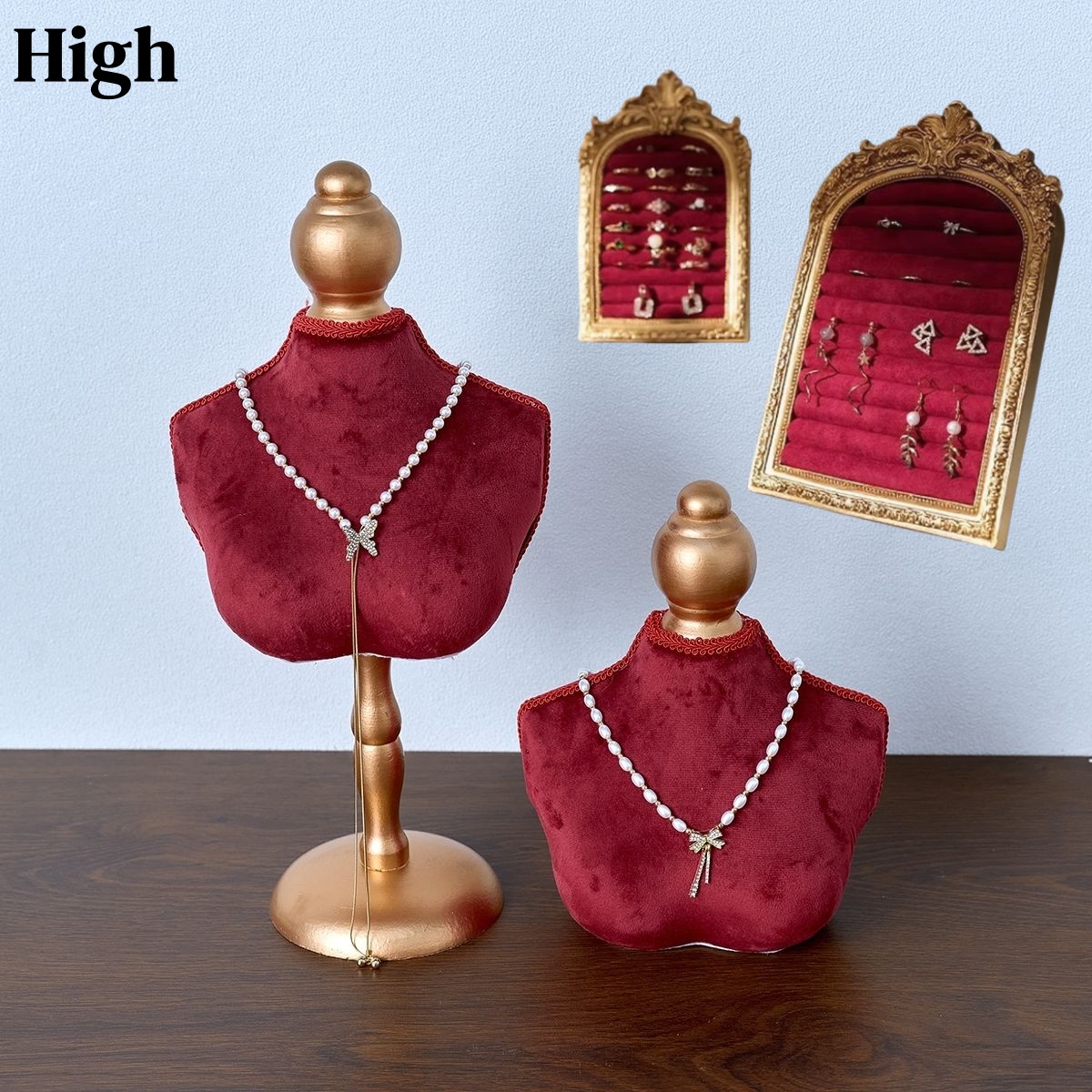 Body Jewelry Display Ideas - 목걸이 디스플레이 버스트 스탠드 그레이스 주얼리