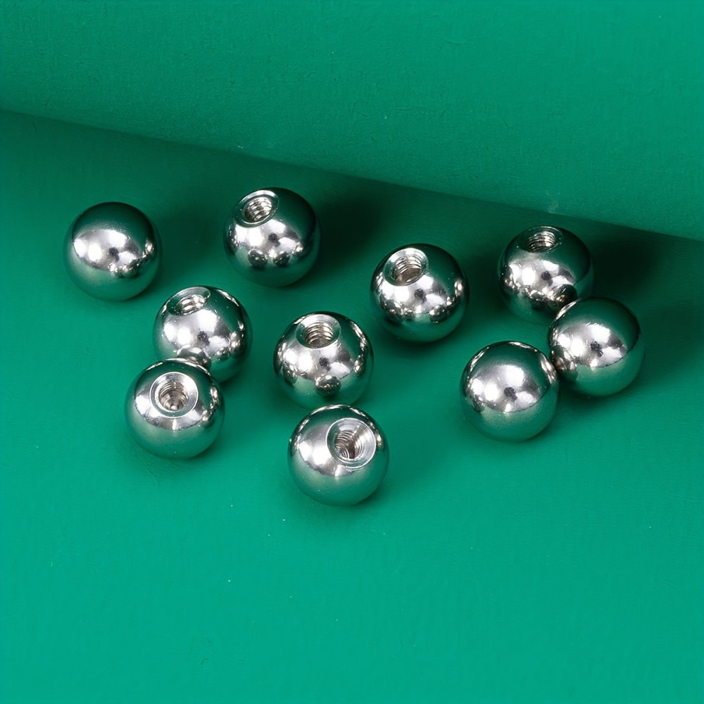 10pcs 피어싱 공 3mm 5mm 스테인레스 스틸 교 - Body Jewelry Stores 리뷰 및 가격