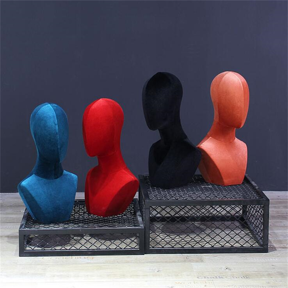 화려한 벨벳 헤드폼 소품, 가짜 머리 마네킹, 바디 쥬 - Body Jewelry Stores 리뷰 및 가격
