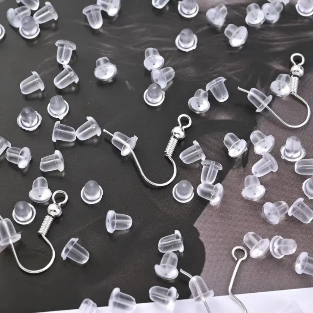 100 개/몫 귀걸이 쥬얼리 액세서리 총알 플라스틱 귀 - Body Jewelry Stores 리뷰 및 가격