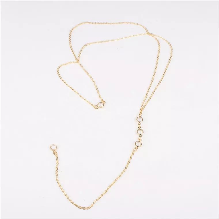 새로운 라인스톤 섹시 여성 백 체인 목걸이 비키니 비치 - Body Jewelry Bra 리뷰 및 가격