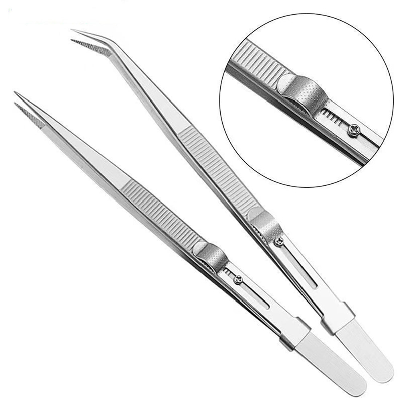 조정 가능한 자체 클램핑 핀셋 보석 제작 도구 슬라이드 - Body Jewelry Tool 리뷰 및 가격