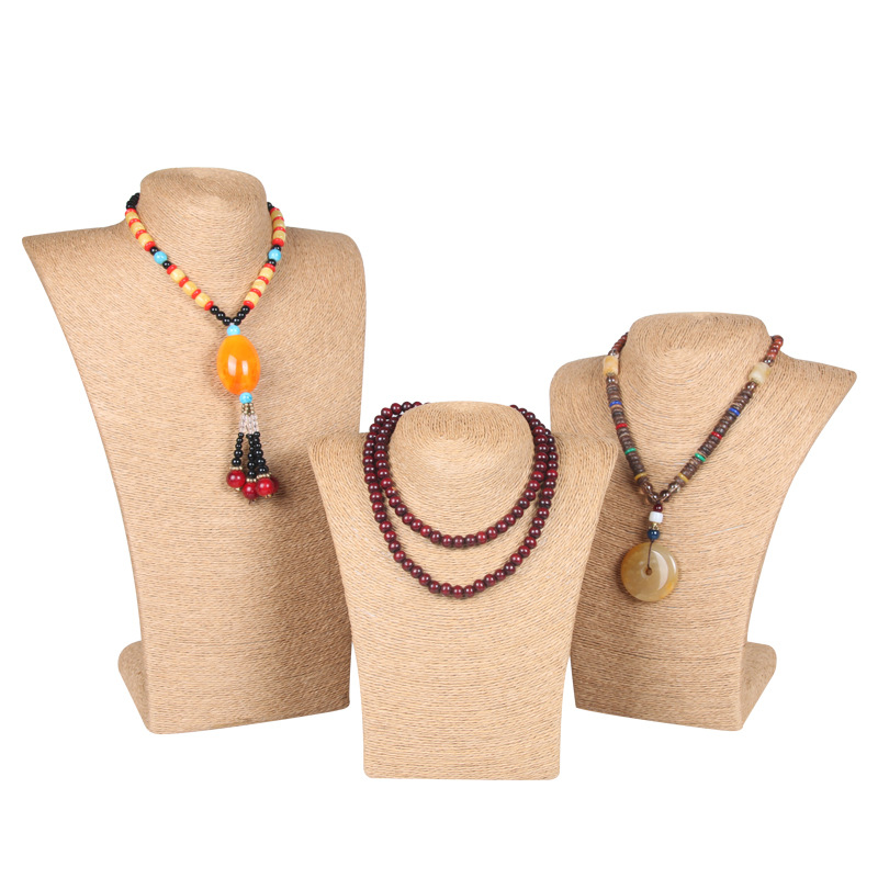 쥬얼리 디스플레이 랙 모델 바스트 쇼, 전시 대마 로프 - Body Jewelry Display Ideas 리뷰 및 가격