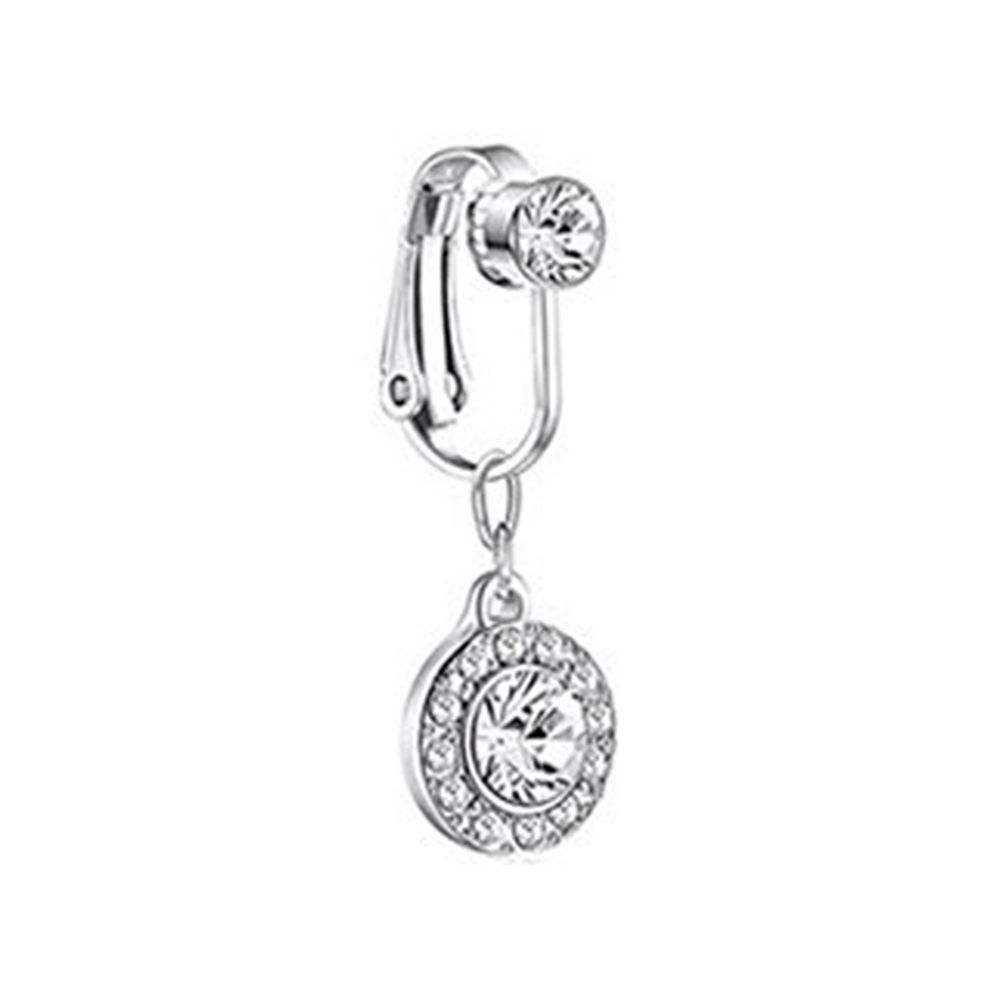 나비 모양 클립형 귀걸이, 무피어싱 배꼽 링, 가짜 배 - Body Jewelry And Earrings 리뷰 및 가격