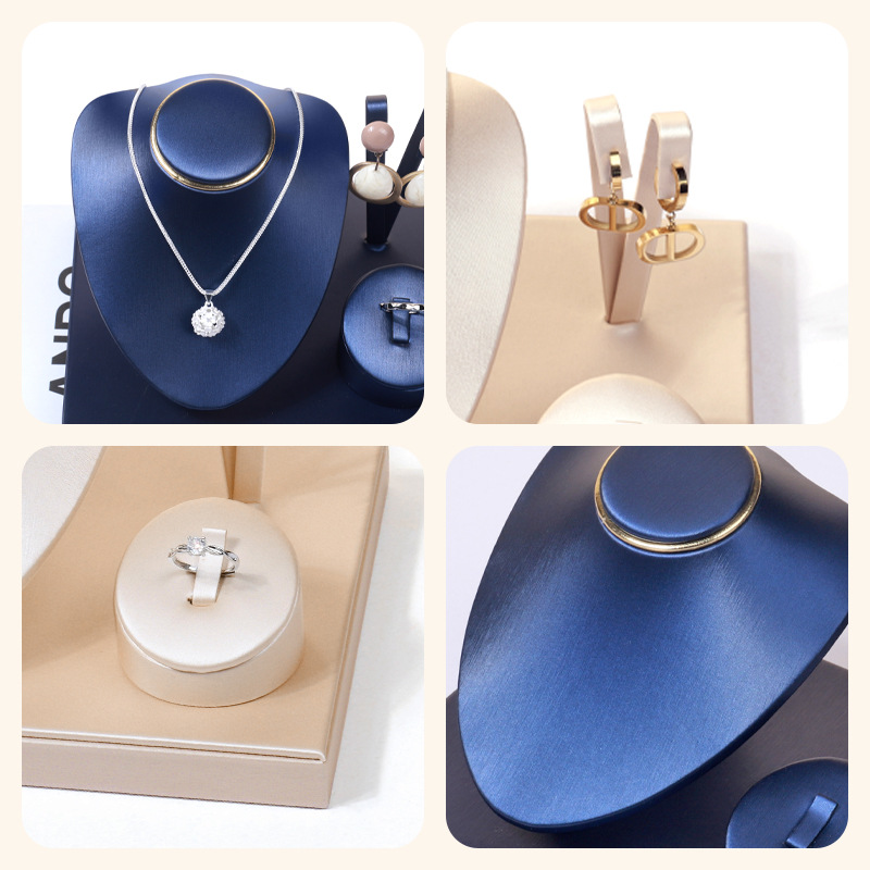 쥬얼리 디스플레이 스탠드 세트 PU 가죽 목걸이 버스트 - Body Jewelry Display Ideas 리뷰 및 가격