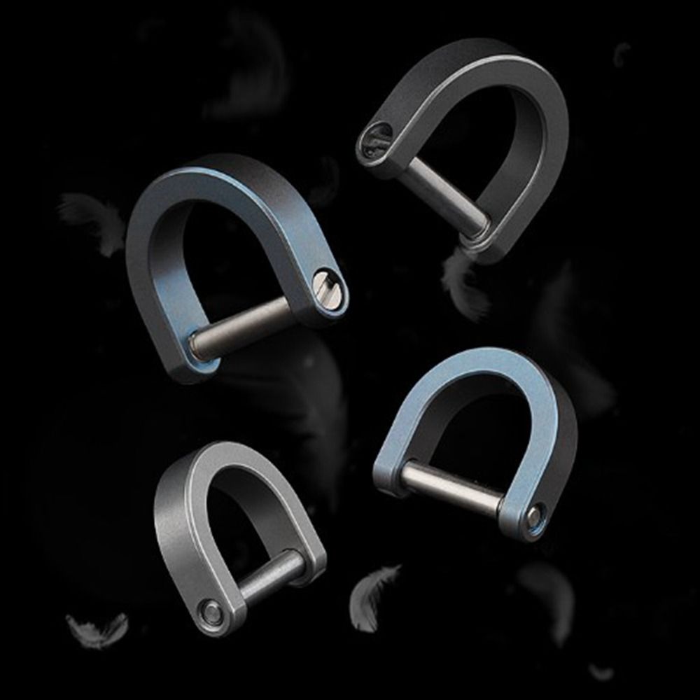 티타늄 합금 아웃도어 팔찌 버클 말굽 버클 카라비너 D - Body Jewelry Titanium 리뷰 및 가격