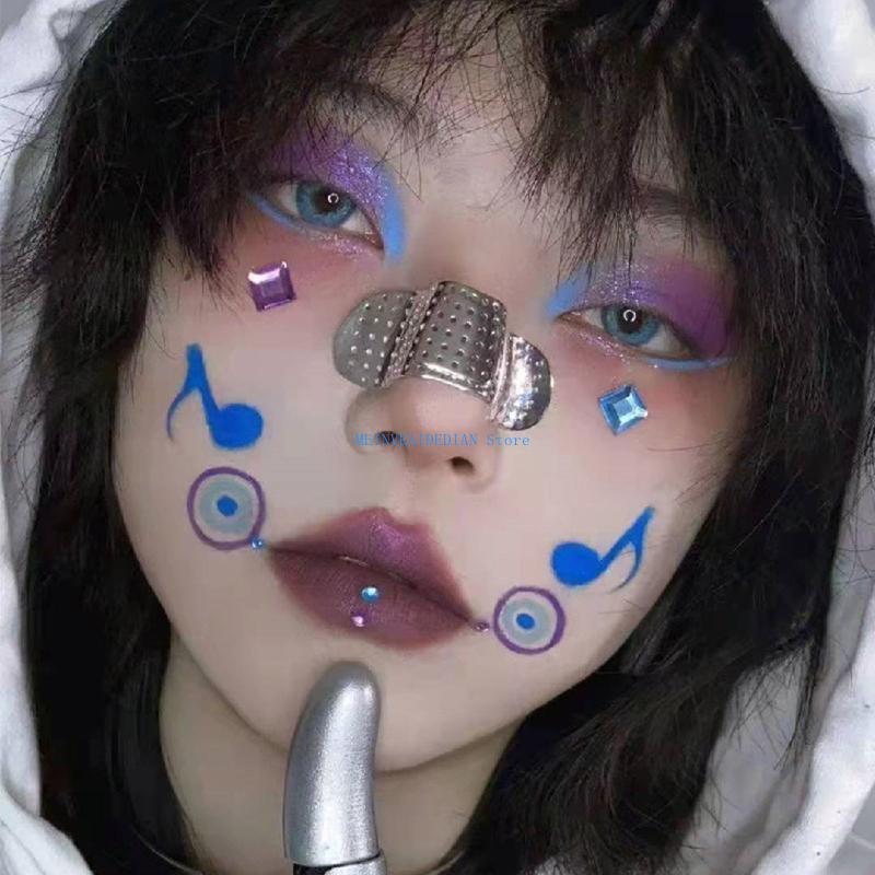 반창고 형태의 트렌드 합금 코 클립에 대한 C1FE 남 - Body Jewelry Trend 리뷰 및 가격