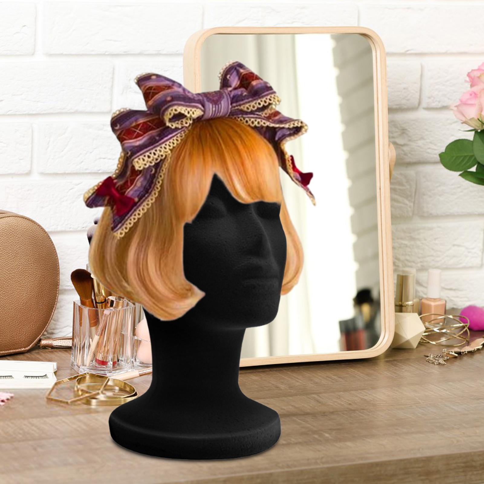 마네킹 헤드 폼 블랙 벨벳 마네킹 마네킨 헤드 가발 디 - Body Jewelry Display Ideas 리뷰 및 가격