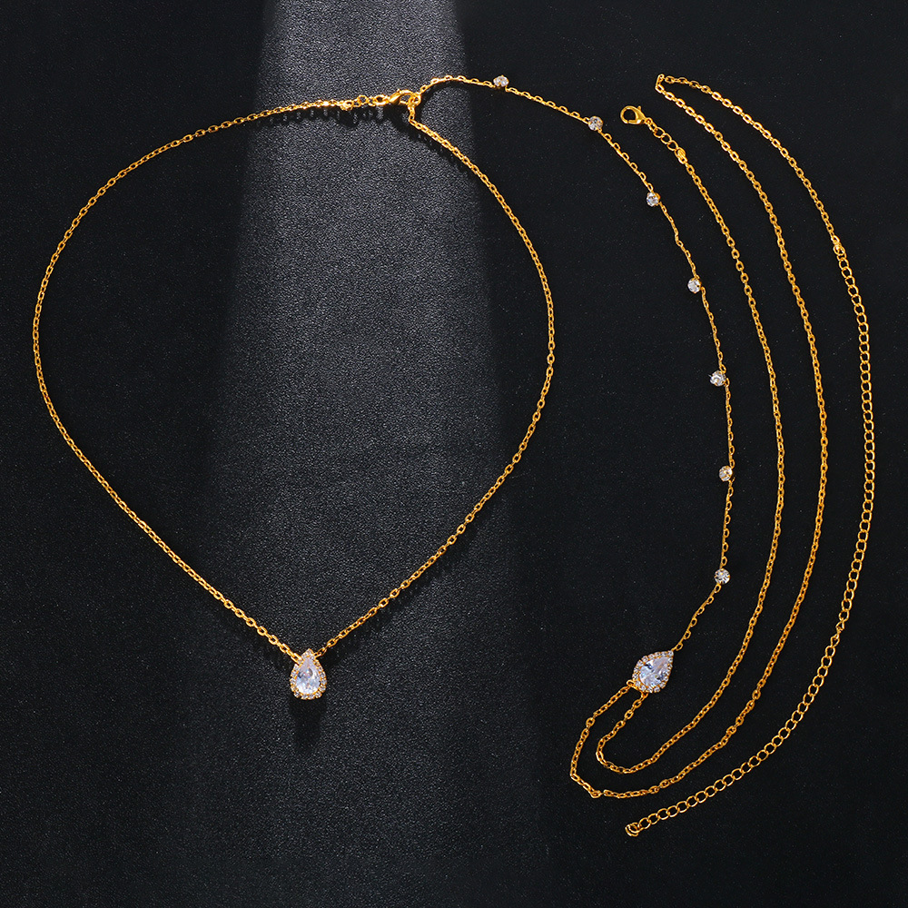 여성을위한 새로운 스타 백 체인 바디 쥬얼리 럭셔리 금 - Body Jewelry For Backless Dress 리뷰 및 가격