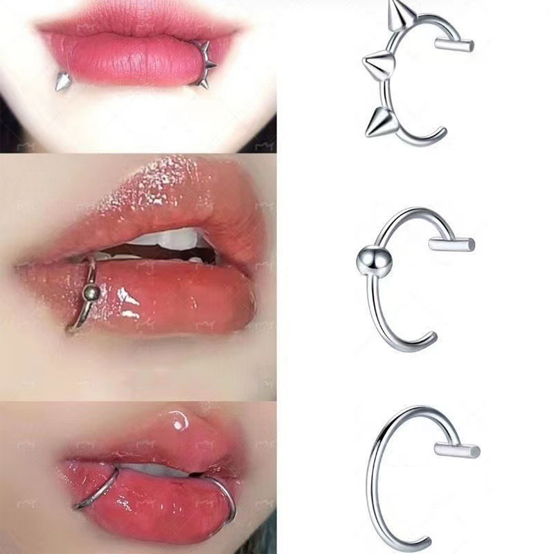 1개 스테인리스 스틸 가짜 코 링 후프 셉텀 링 C 클 - Body Jewelry And Earrings 리뷰 및 가격