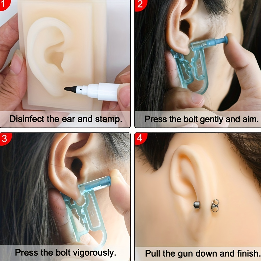 피어싱 도구 및 스틸 볼 스터드 귀걸이 세트, 안전 피 - Body Jewelry Stores 리뷰 및 가격