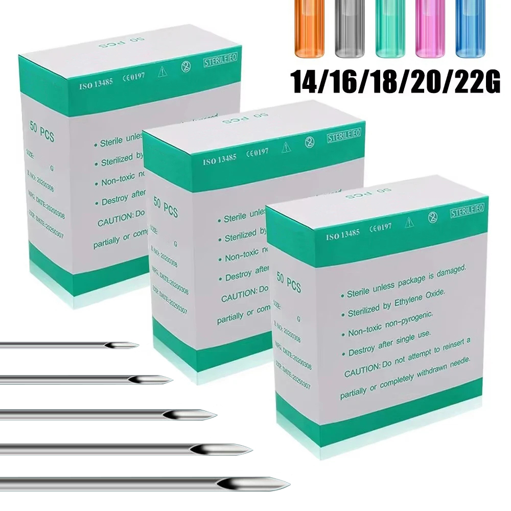 100/50/20/10pcs 피어싱 바늘 멸균 바디 피 - Body Jewelry Tool 리뷰 및 가격