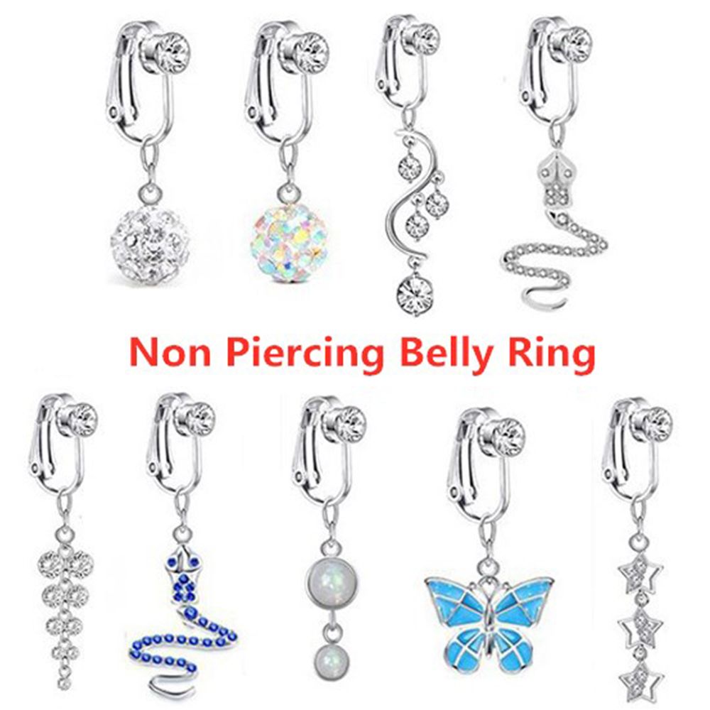 비치 액세서리 비 피어싱 클립 귀걸이 연골 클립 가짜  - Body Jewelry And Earrings 리뷰 및 가격