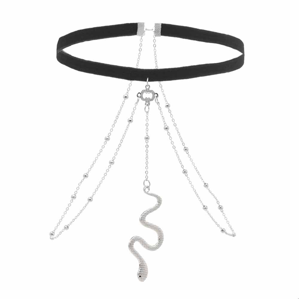 보헤미안 스토어 패션 골든 실버 컬러 뱀 펜던트, 금속 - Body Jewelry Stores 리뷰 및 가격