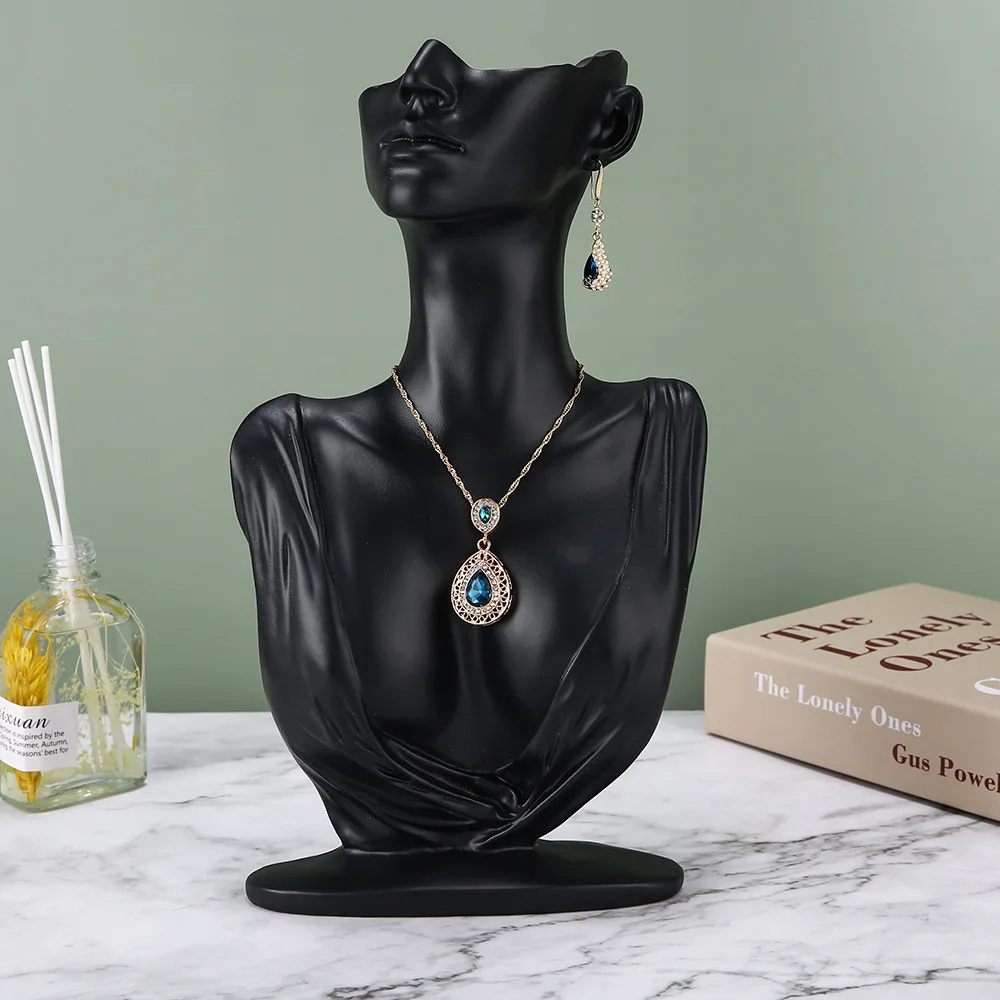 마네킹 목걸이 주얼리 디스플레이 스탠드, 초상화 모델, - Body Jewelry Display Ideas 리뷰 및 가격