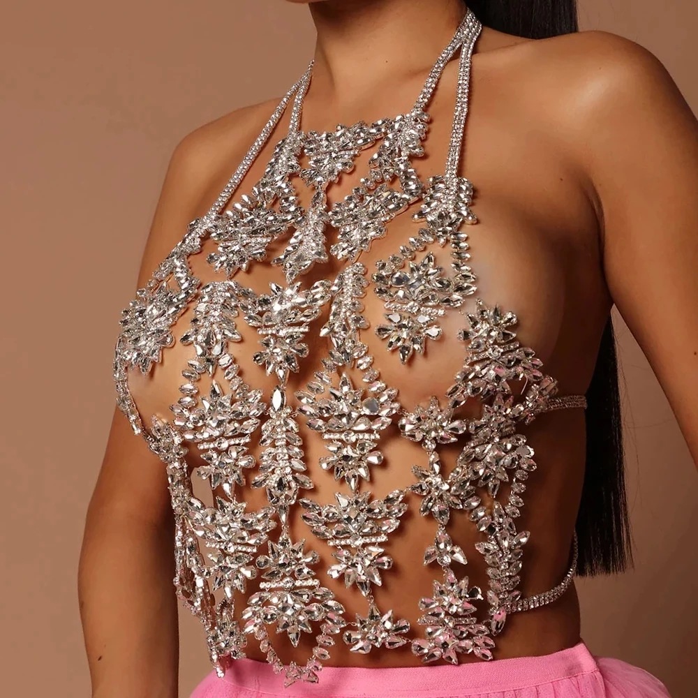 바디 쥬얼리 여성 패션 섹시 슬링 플라워 패턴 비키니, - Body Jewelry Trend 리뷰 및 가격