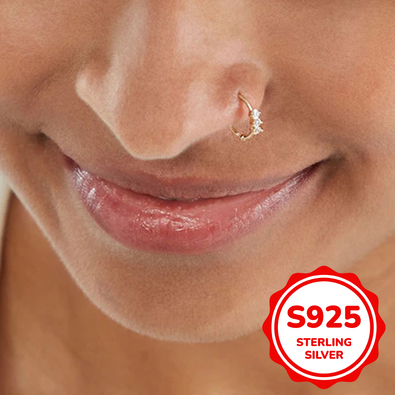 S925 스털링 실버 피어싱 쥬얼리 코 링 심플 클래식 - Body Jewelry Trend 리뷰 및 가격