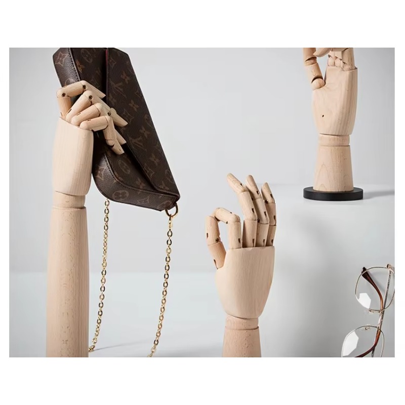 원목 핸드 마네킹 랙, 보석 반지 장갑 디스플레이, 매 - Body Jewelry Stores 리뷰 및 가격