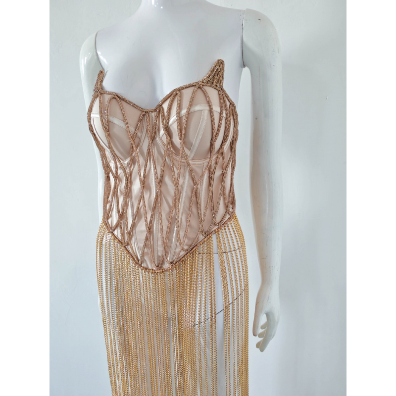 여성 바디 주얼리 체인 속이 빈 클럽 파티 드레스 비키 - Body Jewelry For Backless Dress 리뷰 및 가격