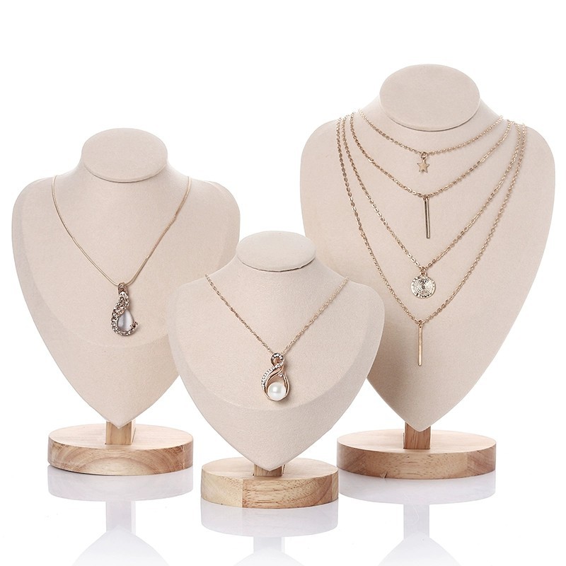 벨벳 초상화 목걸이 디스플레이 펜던트 주최자 쥬얼리 디 - Body Jewelry Display Ideas 리뷰 및 가격