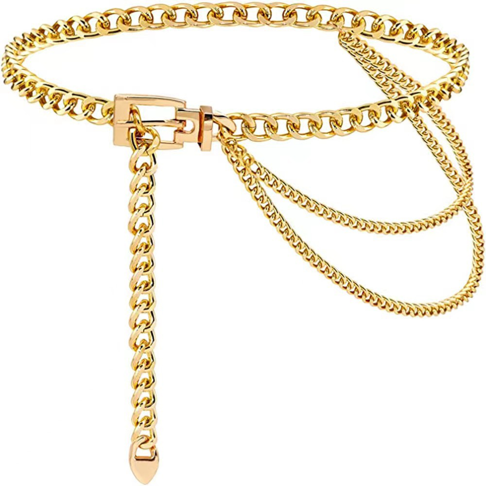 펑크 허리 체인 금속 벨트 계층화 된 바디 체인 하네스 - Body Jewelry Ends 리뷰 및 가격
